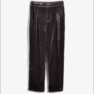 Madewell Velvet trousers BNWT